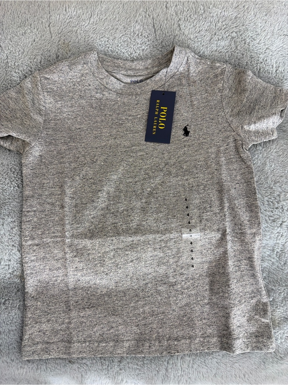 Polo by Ralph Lauren Kids Heather Gray Logo Tee